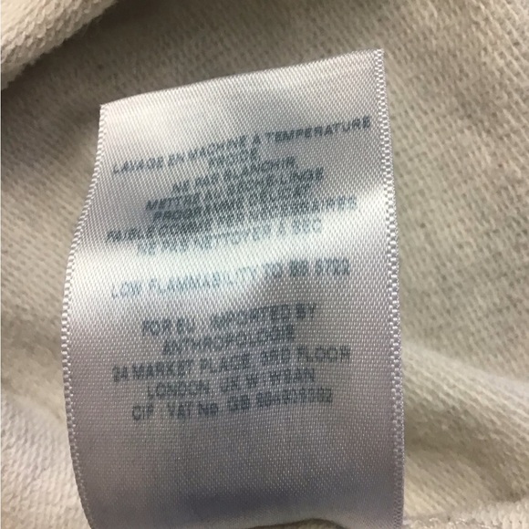 Anthropologie T.la Crew Neck Tunic Beige Sweatshirt Size Small - Picture 11 of 13